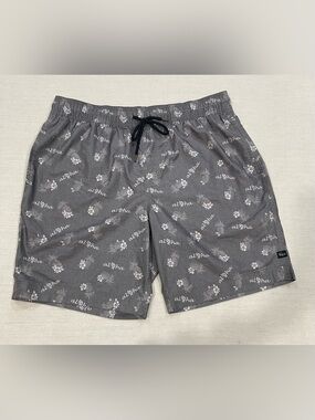 Rails Kian Aloha Pineapple Swim Trunks 8” Men's Size Medium